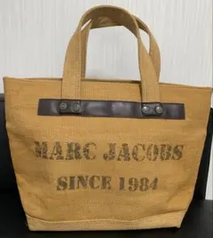 MARC JACOBS トートバッグ ジュート素材ベージュ
