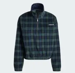 adidas コーデュロイ ハーフジップトップ