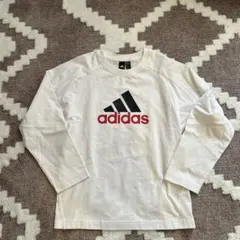 超美品！！140adidas 長袖カットソー ホワイト