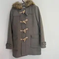 アウター ジャケット ダッフル コート 上着 レディース 冬 厚手 グレー