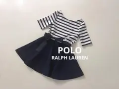 POLORALPHLAURENポロラルフローレンキッズワンピースボーダー100