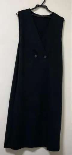 ノースリーブ ワンピース ブラック F