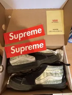 『希少』Supreme Vans Sk8-Mid dollar 箱付き