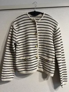 Mila Owen ストライプ カーディガン 0サイズ