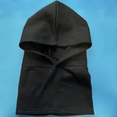 美品　黒 フリース フードマフラー　ネックウォーマー　試着のみ