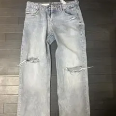 ZARA ダメージジーンズ ライトブルー EUR38のサムネイル