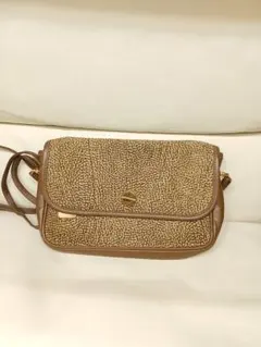 Borbonese ボルボネーゼ　ショルダーバッグ ブラウン　レトロ