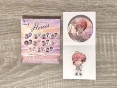 未開封 赤城ウェン 海の家HEROES 缶バッジ&ダイカットステッカー