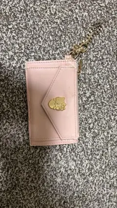 Hello Kitty 三つ折り財布 ピンク チェーン付き