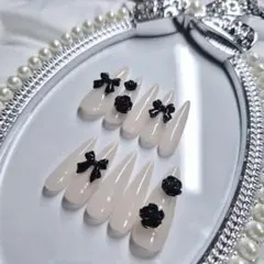 【Petiera】韓国ネイル/キラキラ/量産型/ロング/イベント/ワンホン