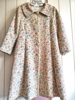美品 ＆ellecy ロイスクレヨン総柄ゴブラン風 花柄アニマル ロングコート JaneMarple - ＆ellecy アンドエルシー アリスゴブランコート ロイス
