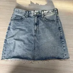【LOWRYSFARM】ライトブルーデニムミニスカート Mサイズ
