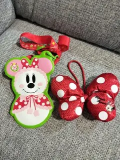 ディズニー ミニー 雪だるま チケットホルダー クリスマス ヘアゴム セットのサムネイル
