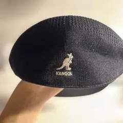 KANGOLハンチング帽 メンズsサイズ 黒