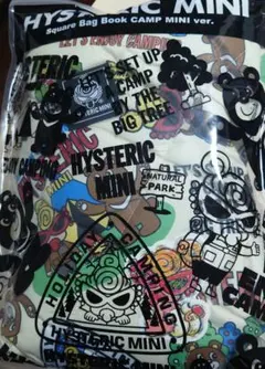 HYSTERIC MINI スクエアバッグ キャンプversion ステッカー付
