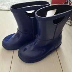 キッズ UGG レインブーツ　長靴　ネイビーのサムネイル