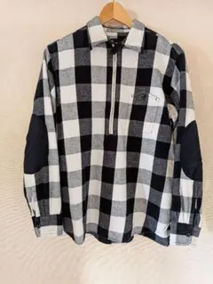 FAT SKINNY ネルシャツ ブラック/ホワイトチェック