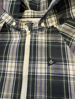 familiar チェック柄ジャケット 110サイズ