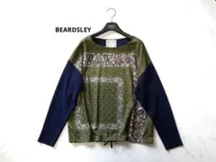 BEARDSLEY - 【美品】BEARDSLEY ビアズリー パッチワーク 異素材ニット プルオーバー 美品 ビアズリー 異素材 パッチワーク ニット プルオーバー - メルカリ