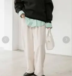 タックパンツ カジュアルパンツ