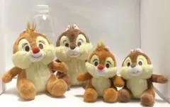 ディズニー　チップ&デール　　　ぬいぐるみ　ぬいぐるみバッジ