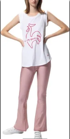 新品L   定価¥14,300   le coq sportifフレアレギンス