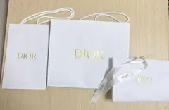 DIOR ショップ袋　ホワイトのサムネイル