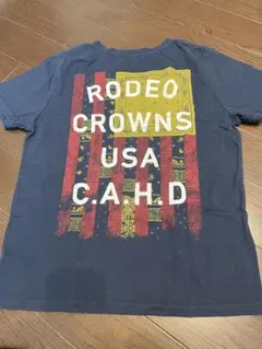 RODEO CROWNS 半袖Tシャツ ネイビー FREEのサムネイル