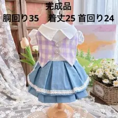 No.2183犬服 猫服 ハンドメイド ワンピース わんちゃん - メルカリ