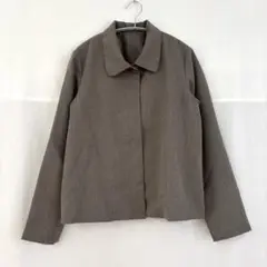 ◆felissimo collecticn◆ グレー シンプル ジャケット Ｍ