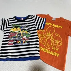 トミカ・PARTY PARTY半袖Tシャツ2枚セット 男の子向け 90cmまとめのサムネイル