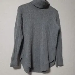 POLO RALPH LAUREN 터틀넥 니트 그레이