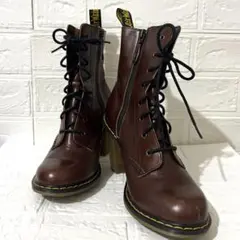 ドクターマーチン　8ホール 編み上げブーツ 8cmヒール