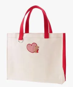 ファミリア トートバッグ レッド トート バッグ　familiar