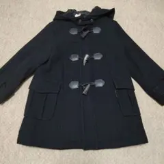 ダッフルコート　黒　コムサイズム　130A