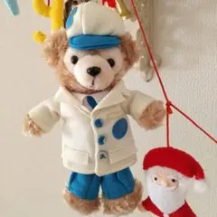 ＊ダッフィー＊初期ぬいぐるみバッジ・ダッフィーリゾートライン