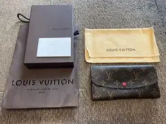 【最終価格】ルイヴィトン モノグラム ポルトフォイユ エミリー ルージュ 赤