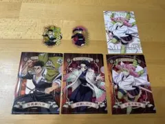 鬼滅の刃 胡蝶しのぶ　栗花落カナヲ　悲鳴嶼行冥 甘露寺蜜璃　ミニクリアファイル