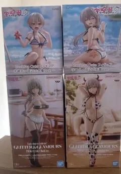 宇崎ちゃんは遊びたい！フィギュア　4体セット