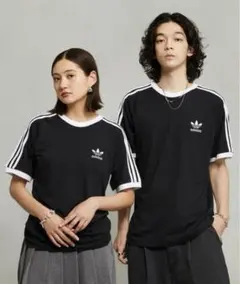 貴重！XXSサイズ新品未使用　スリーストライプスTシャツ アディダスオリジナルス