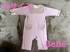 BeBe 女の子ロンパース　長袖　70サイズ