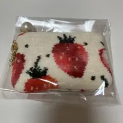 【新品未開封】フェイラー ちいかわ ハチワレ ストロベリードット ポーチ（大） 新品未使用】ちいかわ フェイラー コラボ ハチワレ ストロベリードット