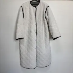 BEAMS HEARTリバーシブルキルティングロングジャケット