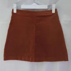 FOREVER 21　ミニスカート　バックファスナー　コーデュロイ