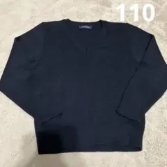 NAVY MATE Vネックセーター 110