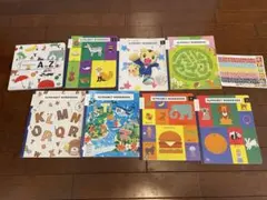 こどもチャレンジイングリッシュ　じゃんぷ　知育絵本セット 8冊 シール付き