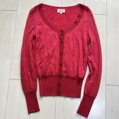 ヴィヴィアンウエストウッドレッドレーベル カーディガン オーブ刺繍