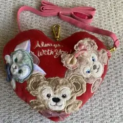 ダッフィーフレンズ　ポシェット　パスポートケース　ダッフィー　シェリーメイ