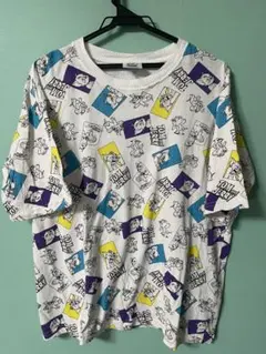 80s USA製】猫柄 プリントTシャツ イエロー - メルカリ