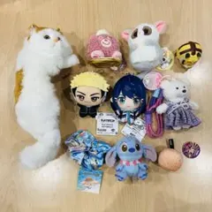 10点まとめ売り ぬいぐるみ マスコット ヘアアクセ